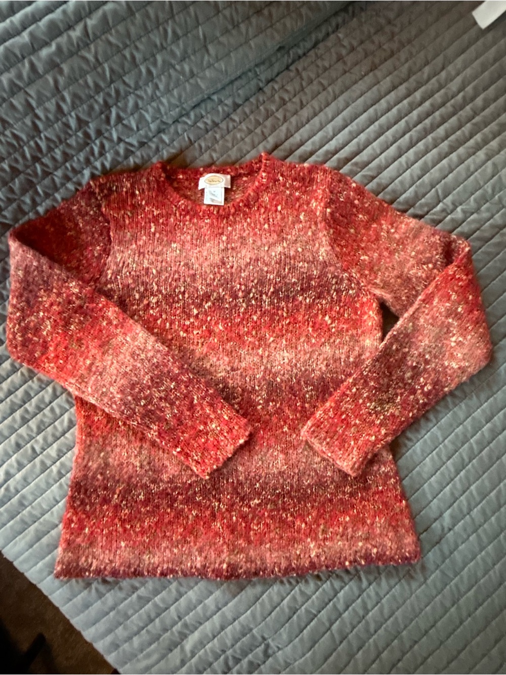 Talbots Speckled Crewneck Sweater